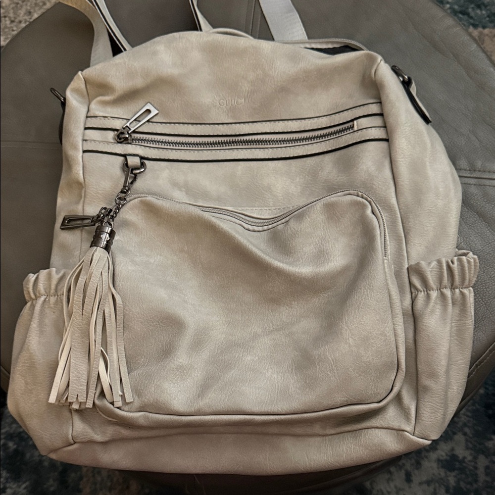 Chic Gray Backpack - image 1